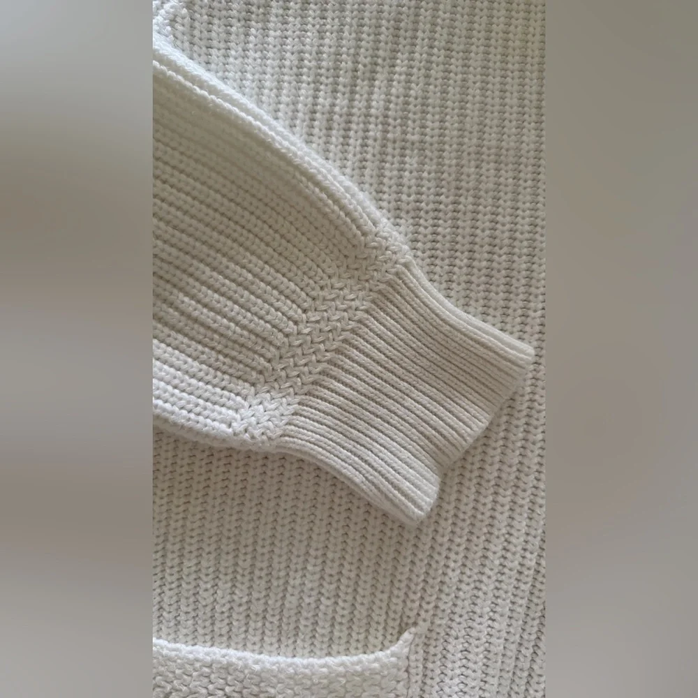 Polo Ralph Lauren Men’s Ribbed 100% Cotton Shawl Collar White Knit Cardigan Sz M